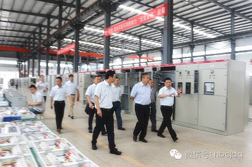 武汉东湖新技术开发区管委会主任张文彤莅临长江电气调研