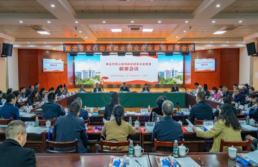 湖北省爱心助残就业创业企业联盟第一次联席会议在长江电气召开