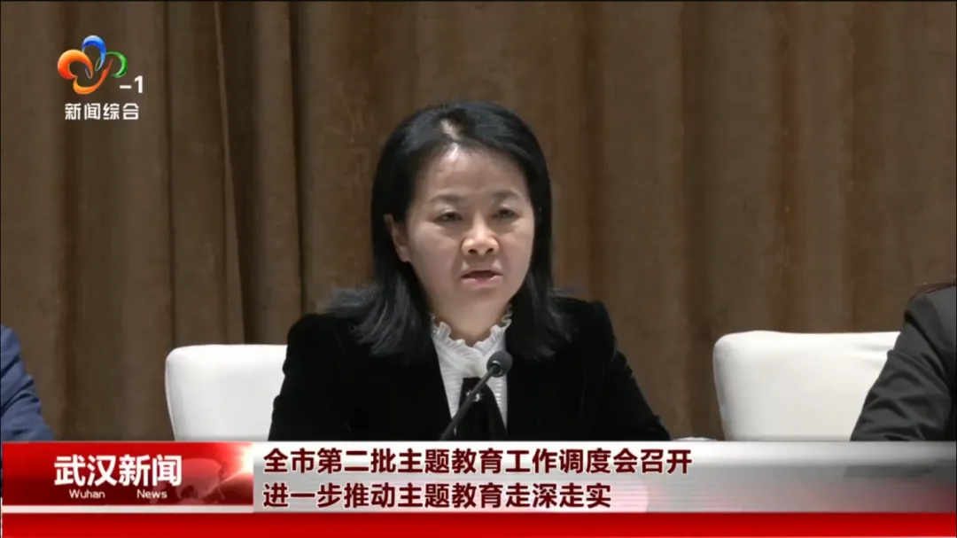 武汉市第二批主题教育工作调度会召开｜长江电气作为唯一企业代表发言